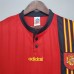 Spain 1996 Home Red Soccer Jersey